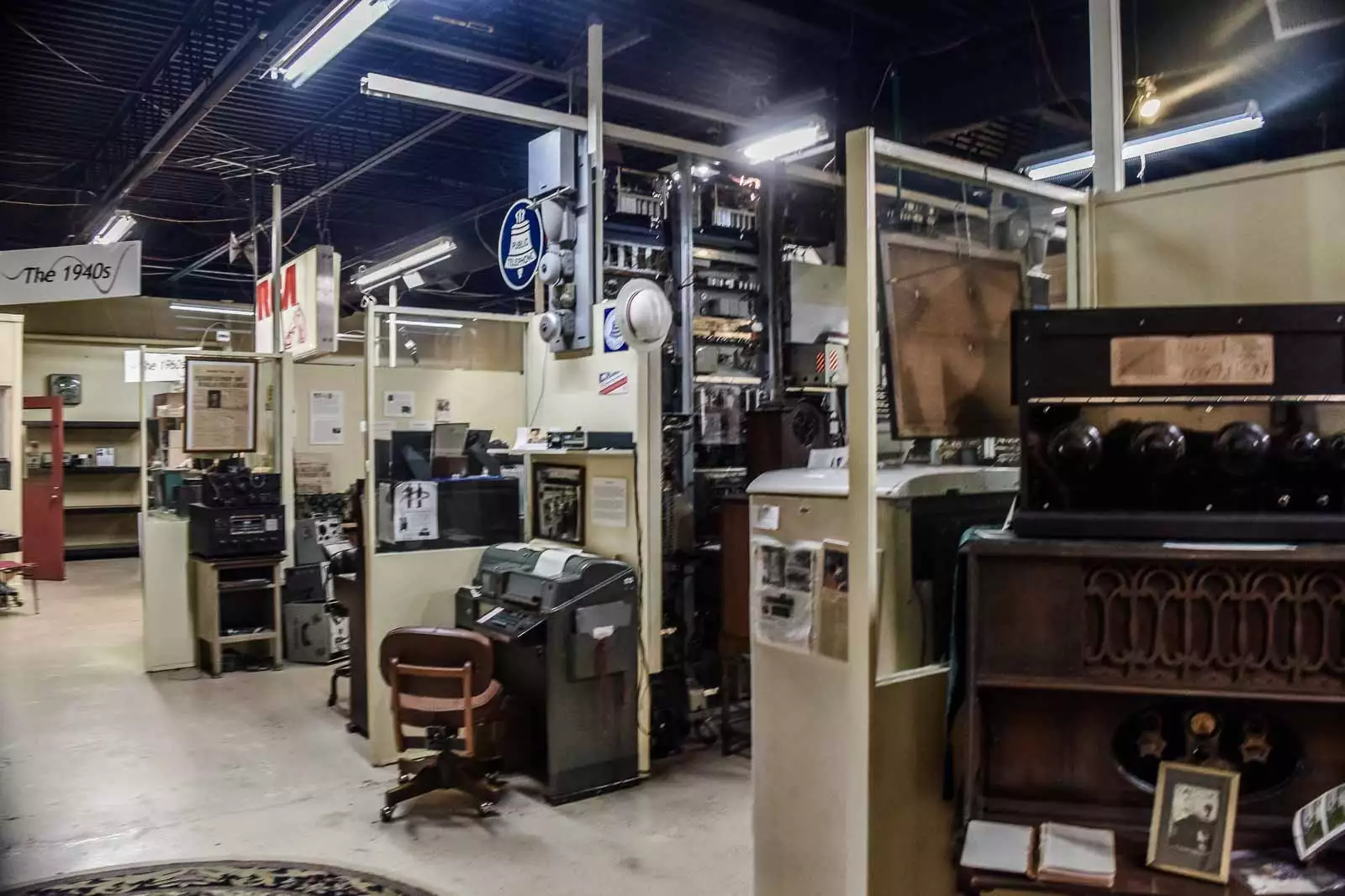 A Vintage Radio Hoarder's paradise. Rows upon rows of selves upon overflowing shelf